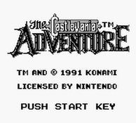 une photo d'Ã©cran de Castlevania - The Adventure sur Nintendo Game Boy